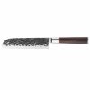 Nóż Santoku Forged Sebra 18 cm szefa kuchni drewno zebrano